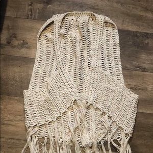 Handmade crochet 24/7 vest. 100% cotton